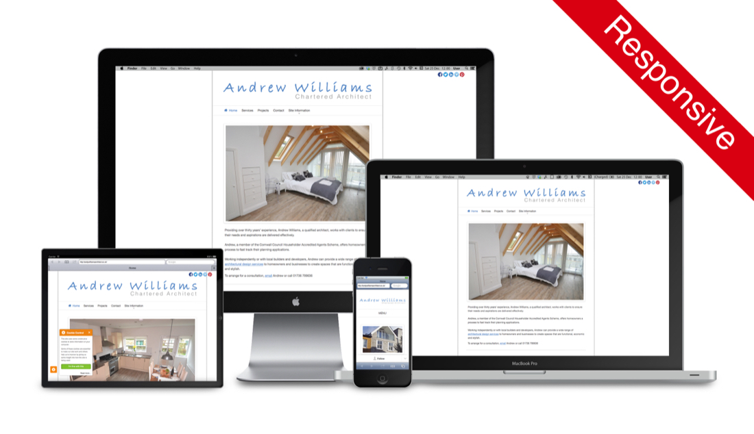 andy williams architect responsive website design